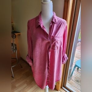 Velvet Heart Woman's Button down Shirt Size 1X